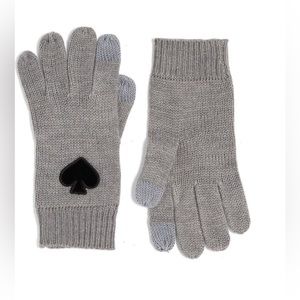 Kate Spade Gloves in Heather Grey